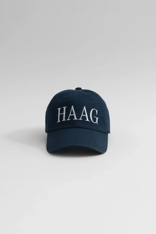a haag cap (navy)