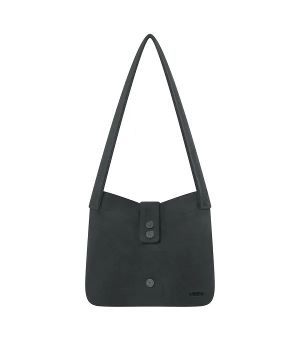 KIBON buckle sweats bag CHARCOAL