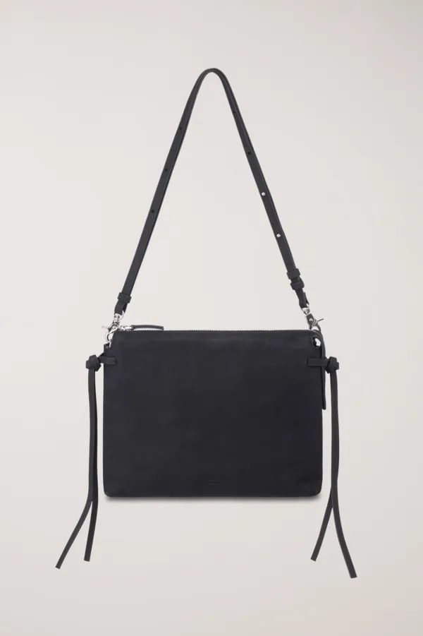 2-WAY SOFT TOUCH SUEDE BAG BLACK_UDBA6E207BK