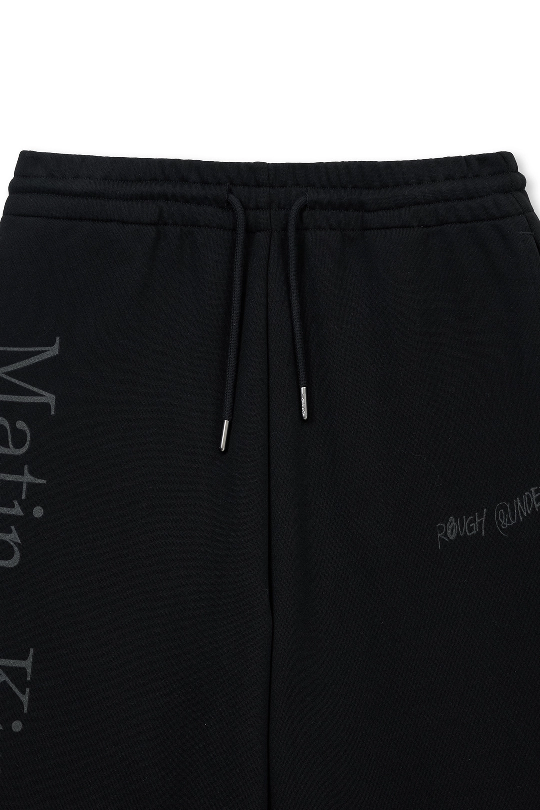 마뗑킴 ESSENTIAL LOGO SWEATPANTS IN BLACK 상품 이미지 2