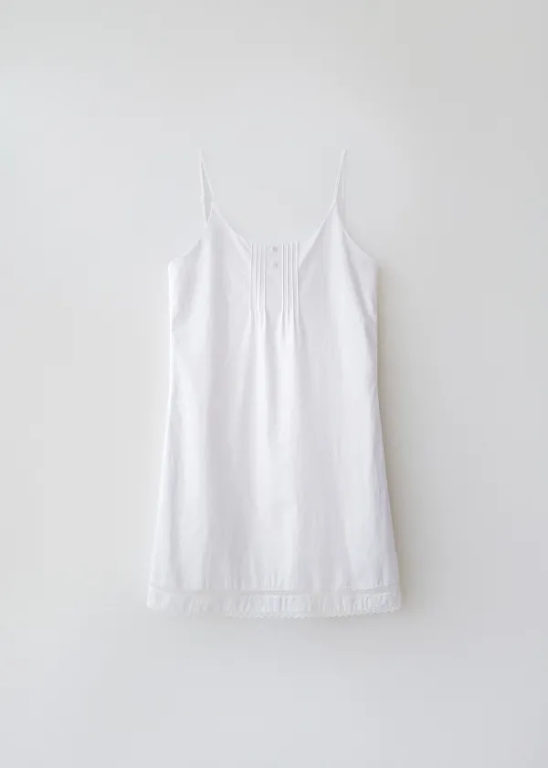 Haily pintuck dress (white)