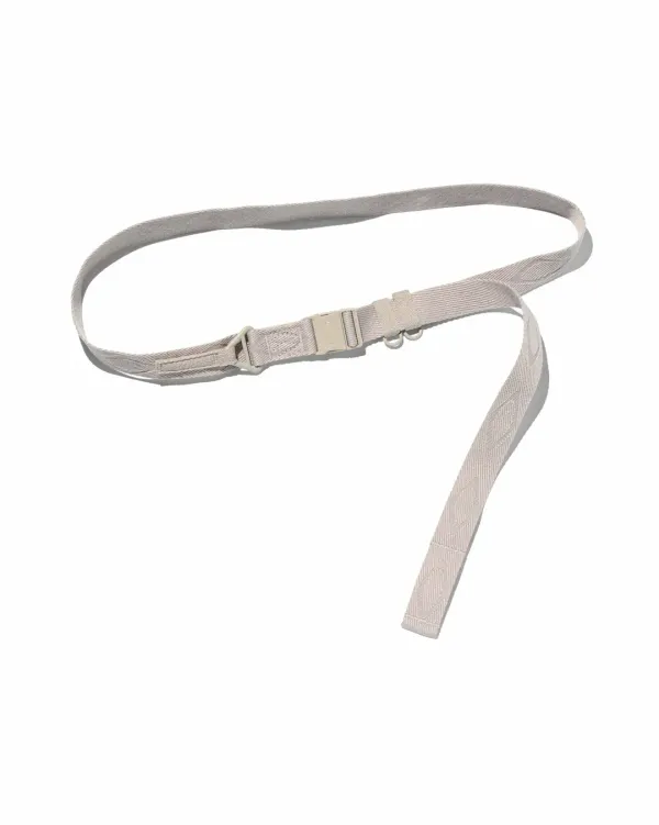 RHOMBUS JACQUARD BUCKLE BELT_LIGHT PINK GREY