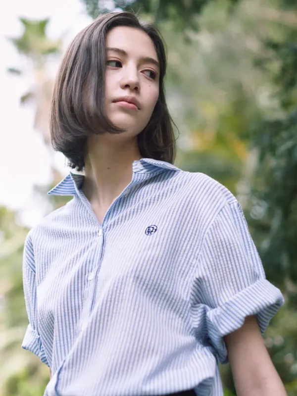 [20차 리오더] Stripe Half Sleeve Shirt_6color