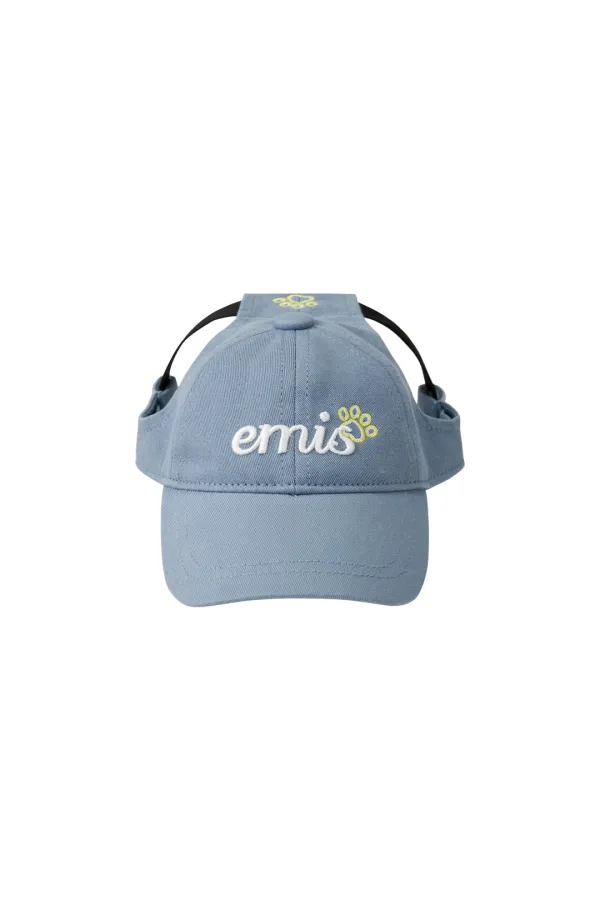 (PET) LETTERING LOGO BALL CAP-BLUE