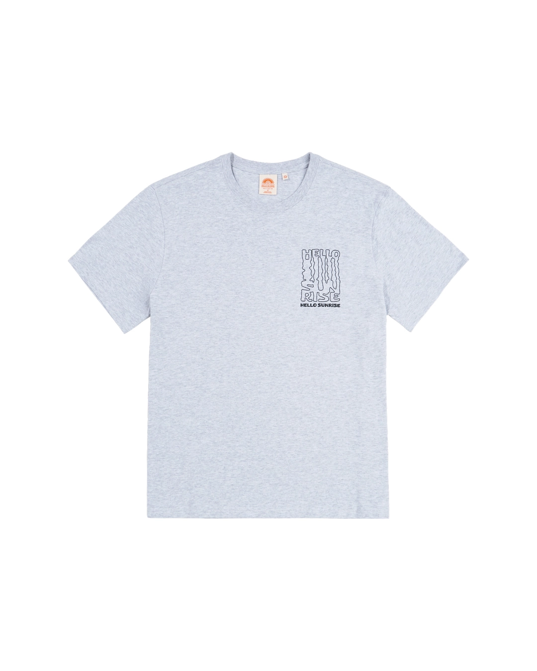 헬로선라이즈 HS Winding Typo Tee _3% Melange Gray 상품 이미지 1