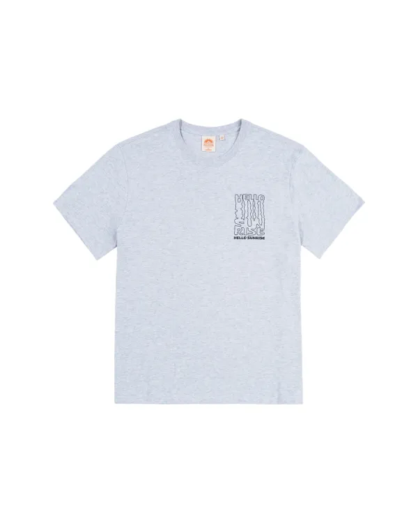 HS Winding Typo Tee _3% Melange Gray