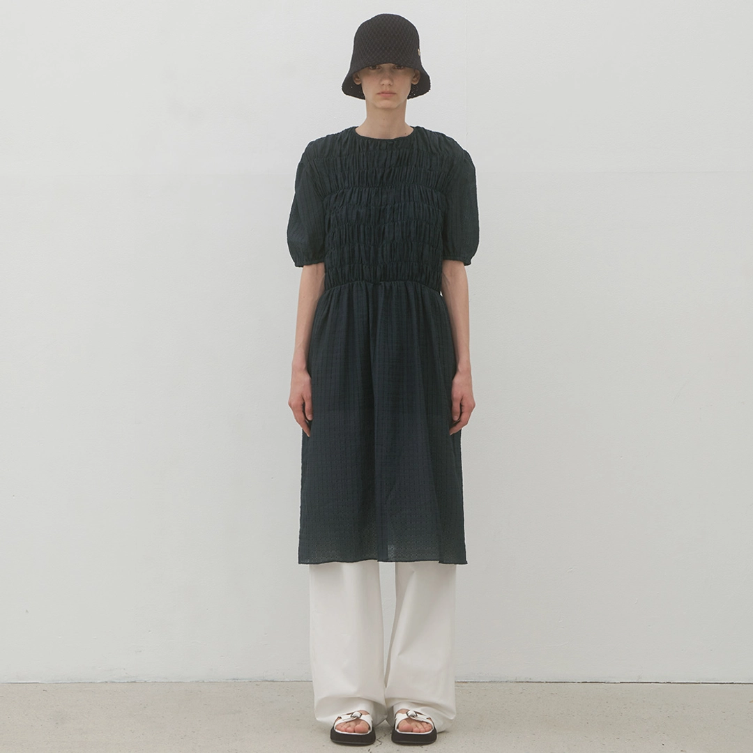 아뜰리에 나인 (OP-6195)POME SMOKING PUFF DRESS 상품 이미지 1
