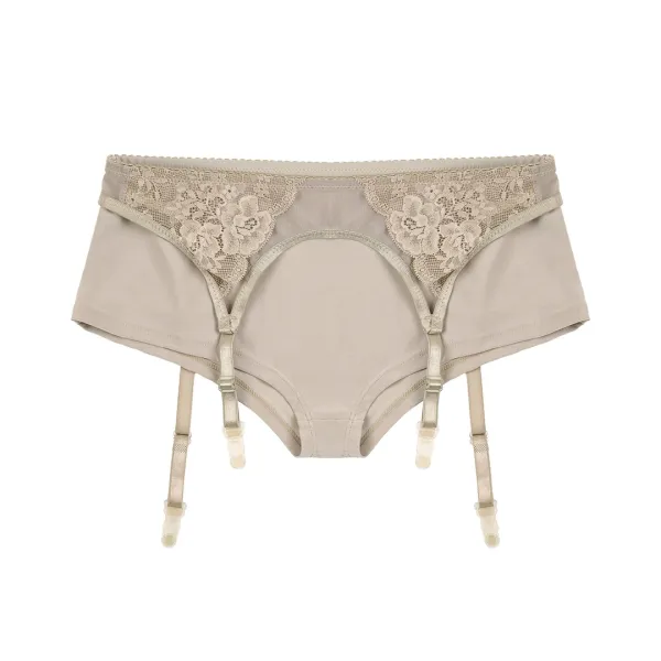 Garter micro shorts (Skin)
