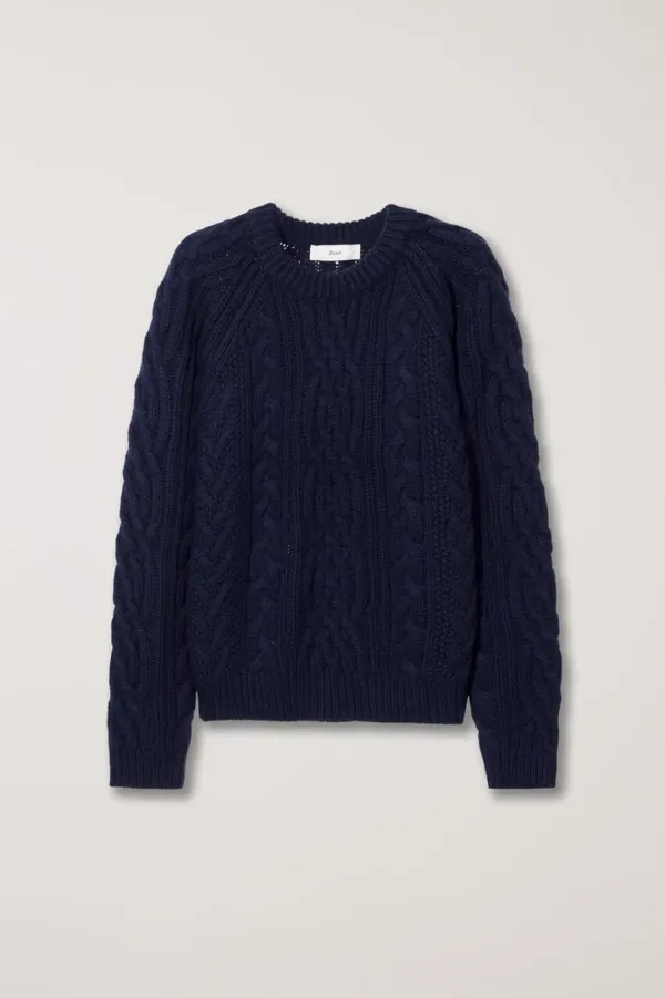 UNISEX CLASSIC FISHERMAN SWEATER NAVY