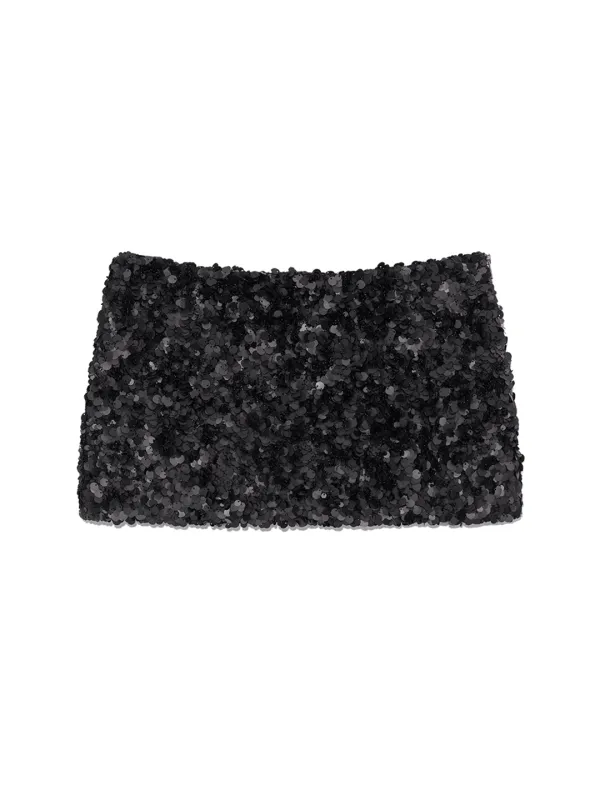 [2nd] TWINKLE MINI SKIRT (BLACK)