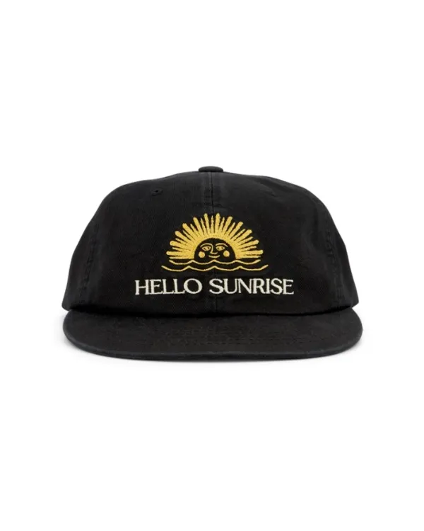 Washed Two Tone Logo 6Panel Cap_Black