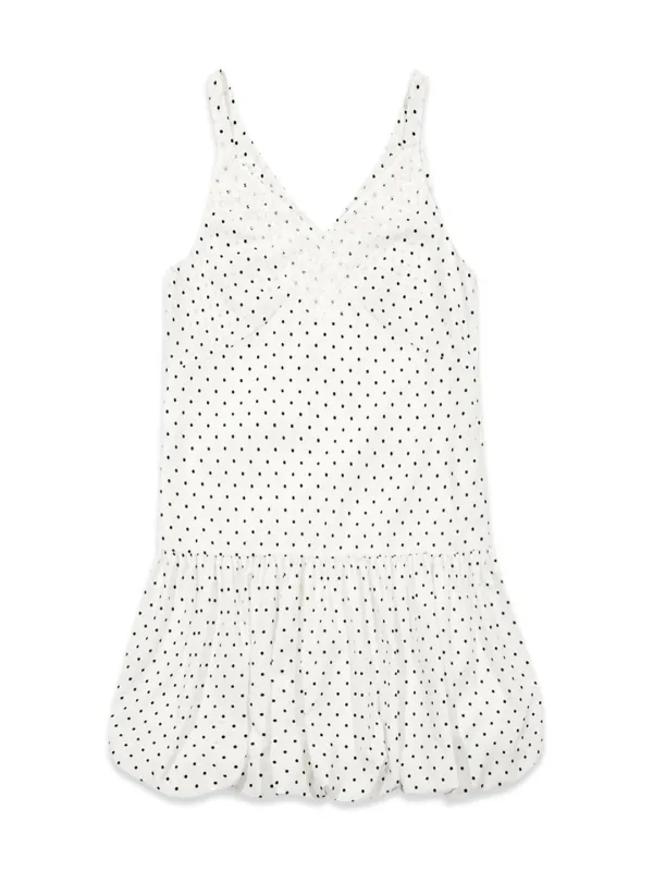 DOT BALLOON ONE PIECE (WHITE)
