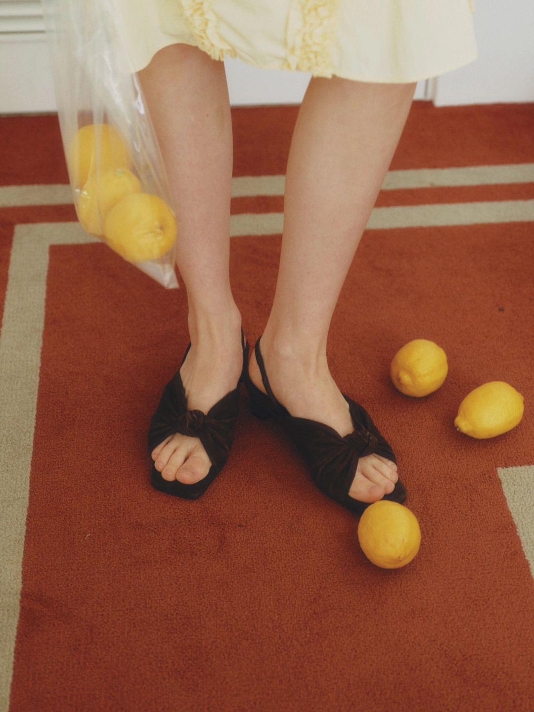 러브듀이 TWIST slingback / 브라운스웨이드 상품 이미지 2