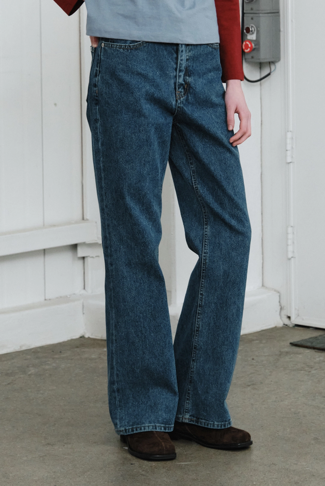 브렌다 브렌든 90\' bootscut denim - blue 상품 이미지 2