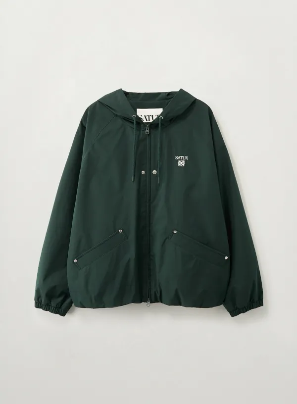 Light Weight Hood Jacket - Deep Green