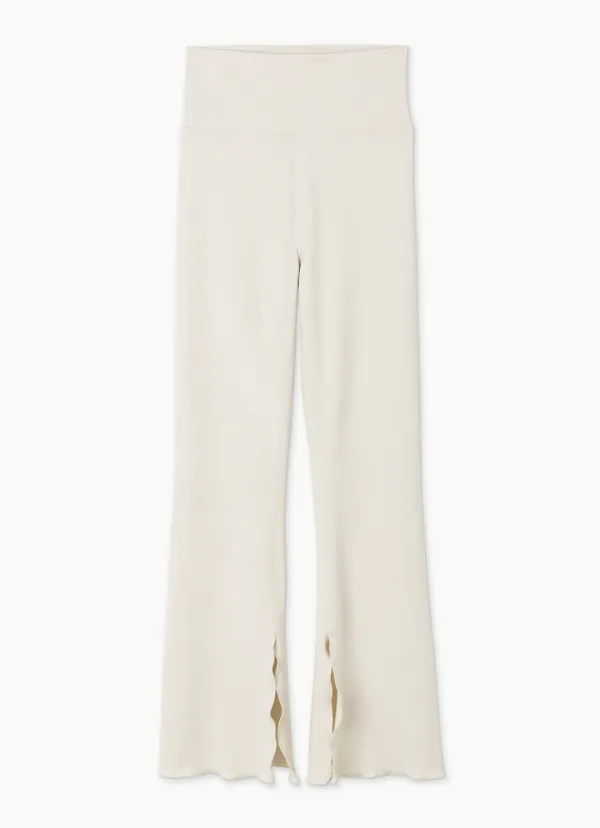 [Movement Line] Flap-over slit pants_Turtledove