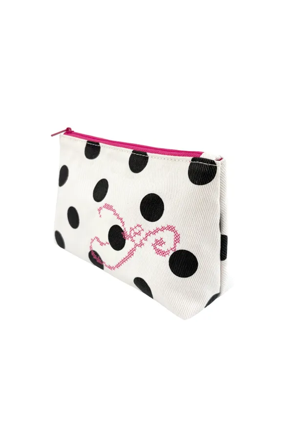 [×윤비누] pixel pouch (white dot)