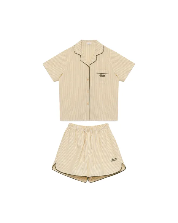 Stripe Pajama Set [YELLOW]