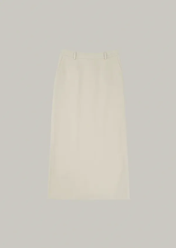 urban cotton skirt (beige)