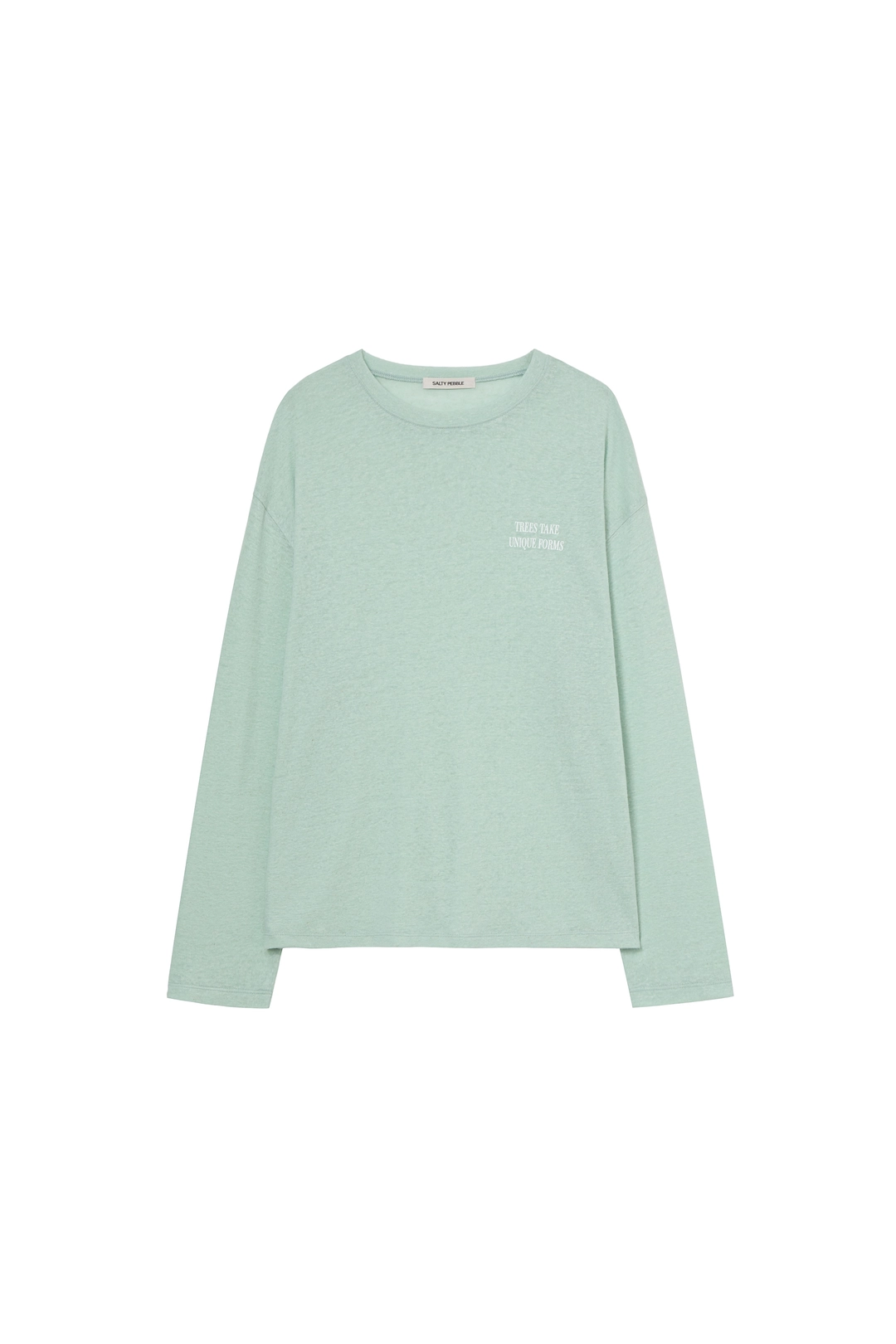 솔티페블 LINEN LOOSE LONG SLEEVE TOP [MINT] 상품 이미지 1