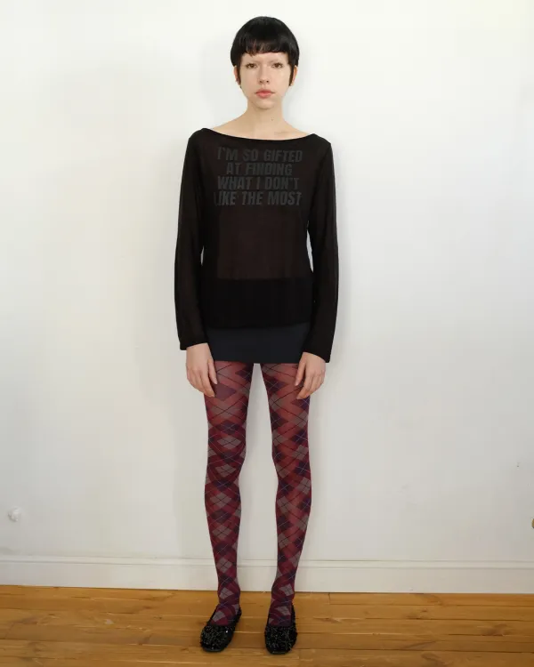 TENCEL BOAT NECK TEE, BLACK