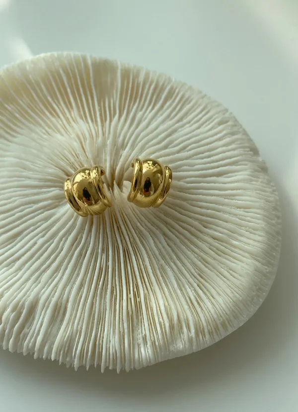 Trento Earrings_Gold