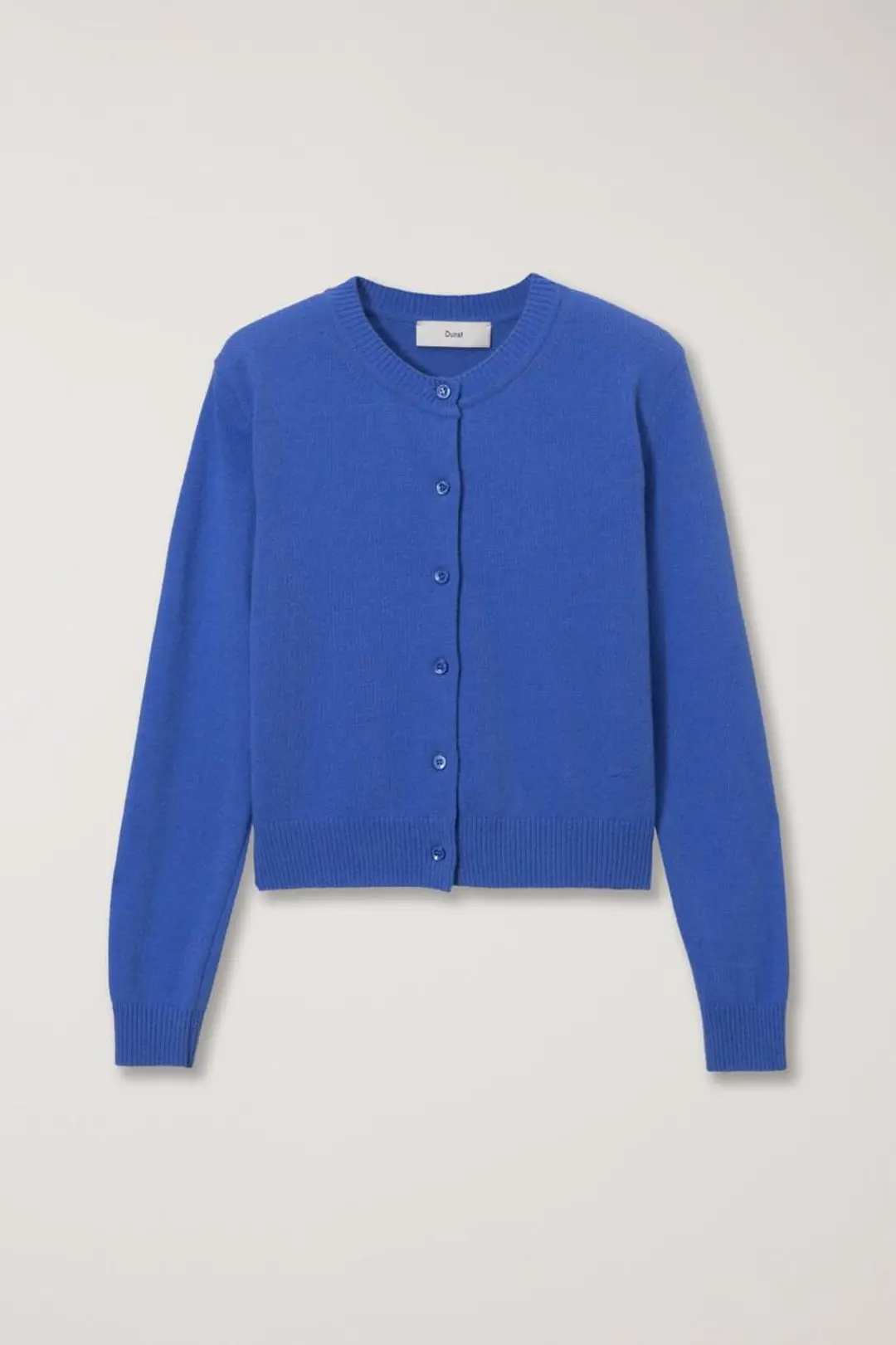 던스트 ESSENTIAL CREWNECK KNIT CARDIGAN BLUE 상품 이미지 1
