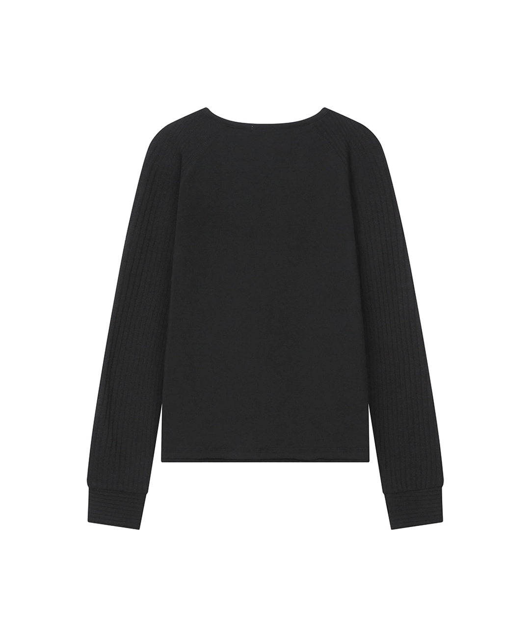 미세키서울 Raglan knit long sleeve BLACK 상품 이미지 2
