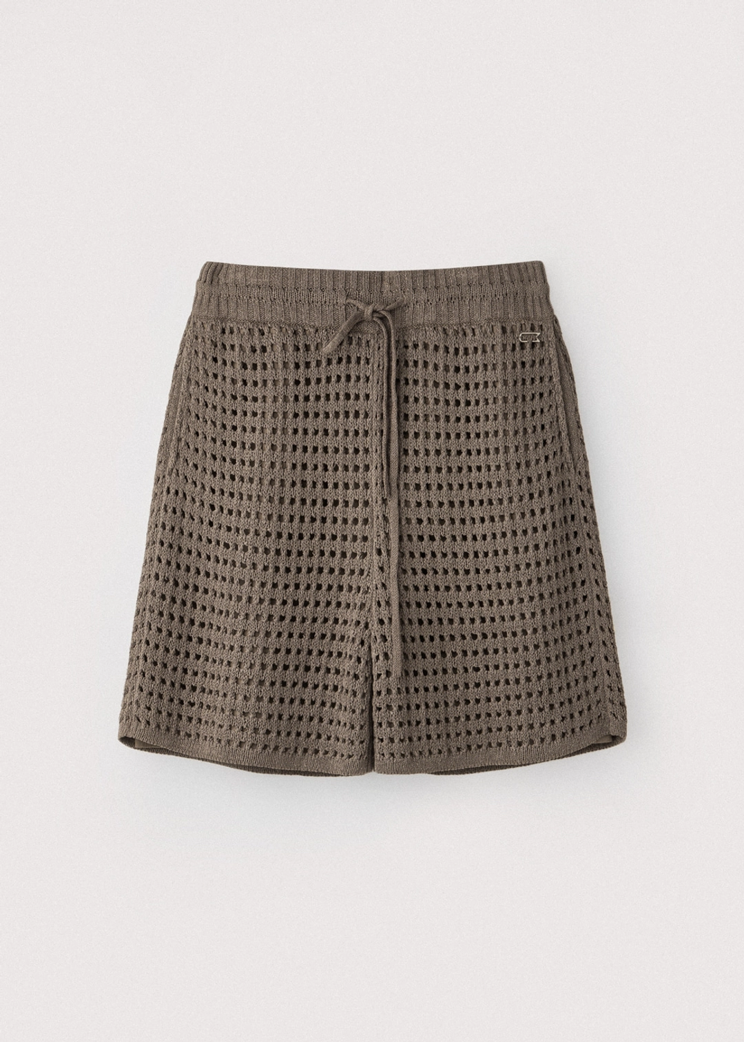 우마뭉 Japanese paper yarn crochet shorts_Oakmoss 상품 이미지 3