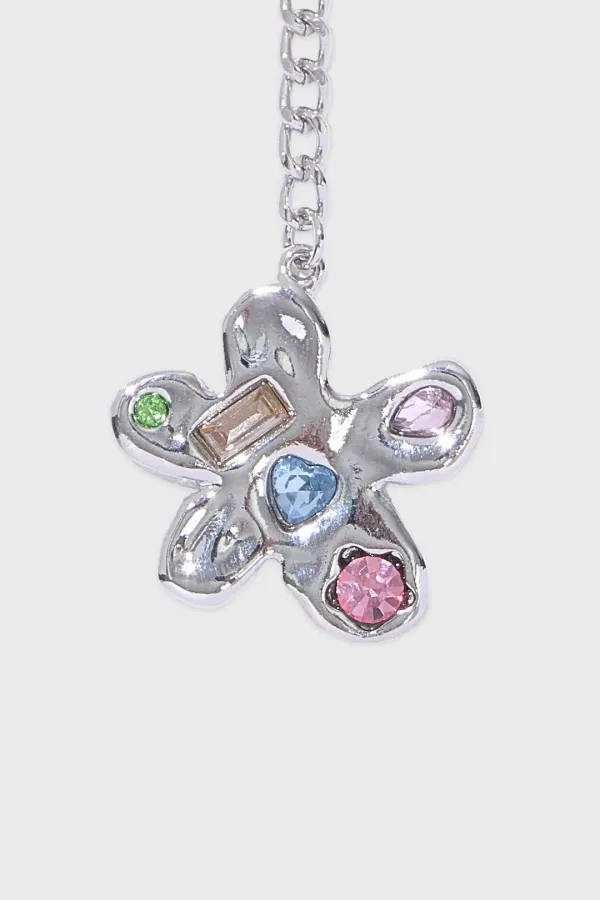 Flower Friends Keyring (Silver)