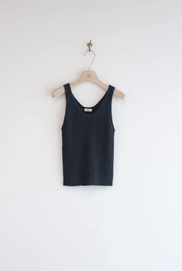 [2ND] MERCI KNIT TOP (DEEP SEA)