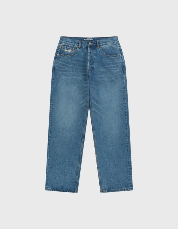 CREST VTG WASHED DENIM PANTS / Indigo