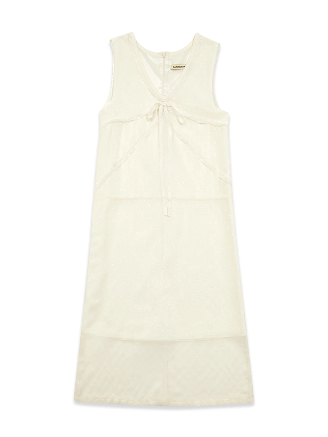 마가린핑거스 POLKA DOT CHIFFON DRESS (CREAM) 상품 이미지 1