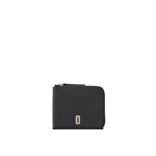 Perfec Slim Zipper Half Wallet (퍼펙 슬림 지퍼 반지갑) Black