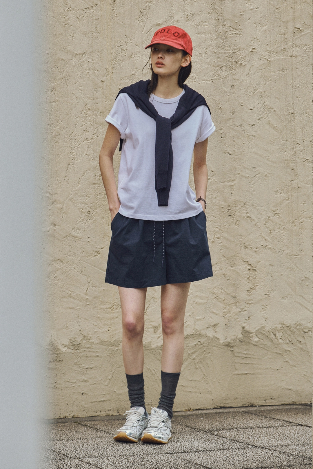 세이지먼트 WINGLE BANDING COTTON SHORT PANTS_NAVY 상품 이미지 2