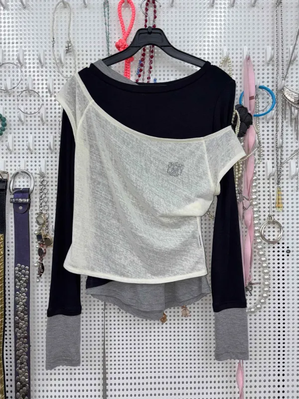 Lazy Layered Tee Raw