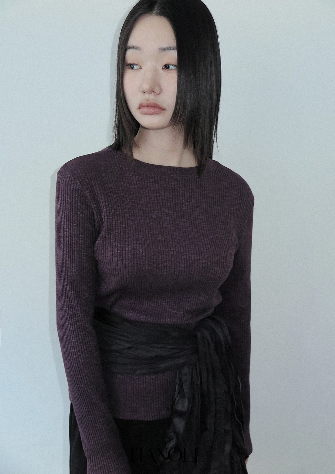 한올 Thumb Hole Tee (Purple) 상품 이미지 2