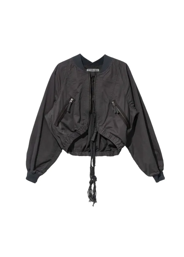Cotton Bolero Jacket w/ Hoodie