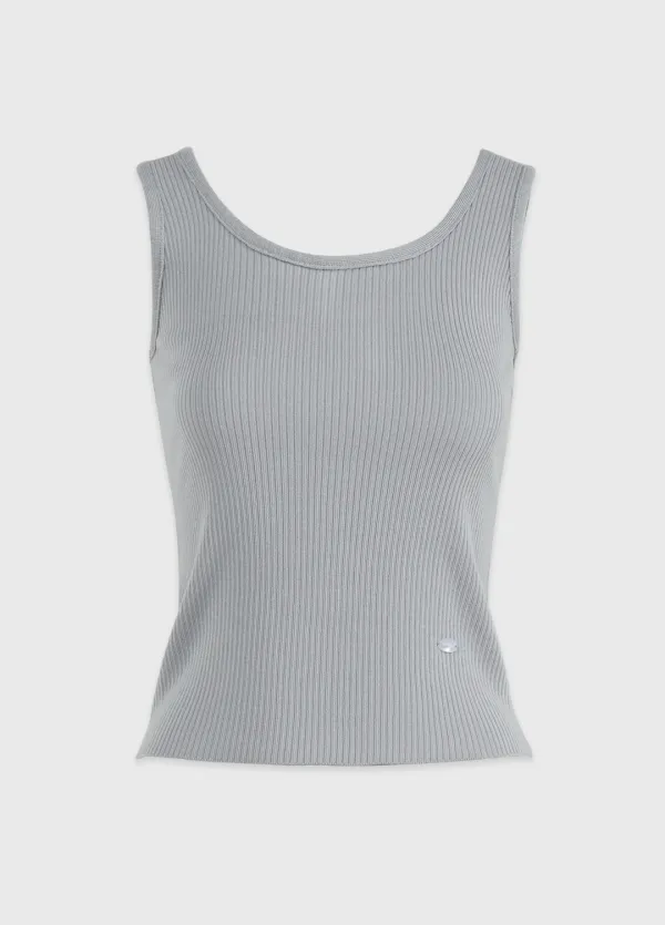  [44-120]  Oriven Basic Sleeveless Knit  오리븐 베이직 슬리브리스 니트 (여름-데일리룩-휴가룩-여행룩-출근룩-데이트룩-이지웨어-마실룩-베이직-여름나시-나시-니트나시-골지니트-여름상의-자체제작) 