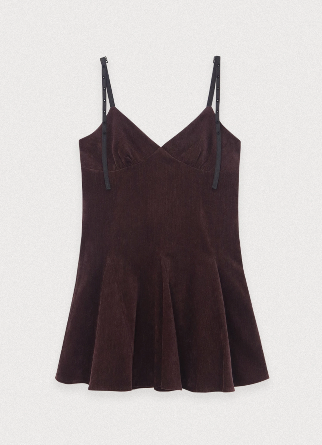 포에토 Auden belted dress - wine 상품 이미지 3