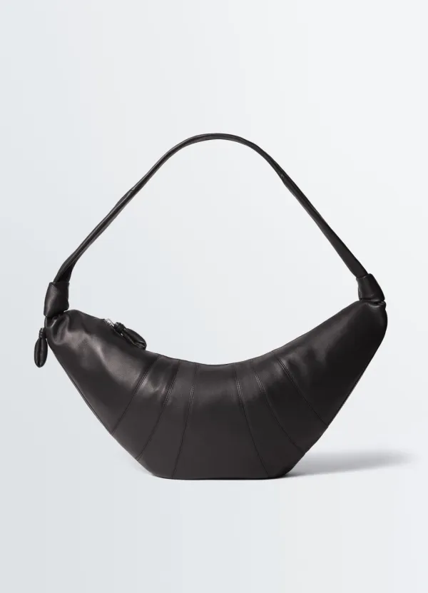 LARGE CROISSANT BAG IN LEATHER