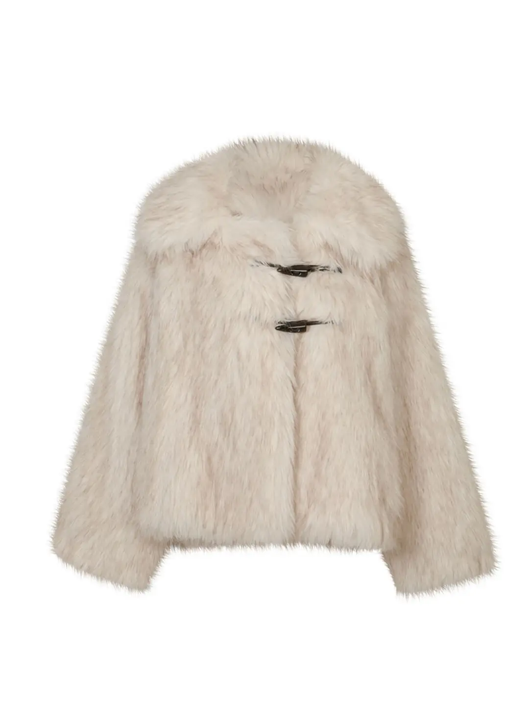 루루서울 Fluffy Double Fur Jacket (Ivory) 상품 이미지 1
