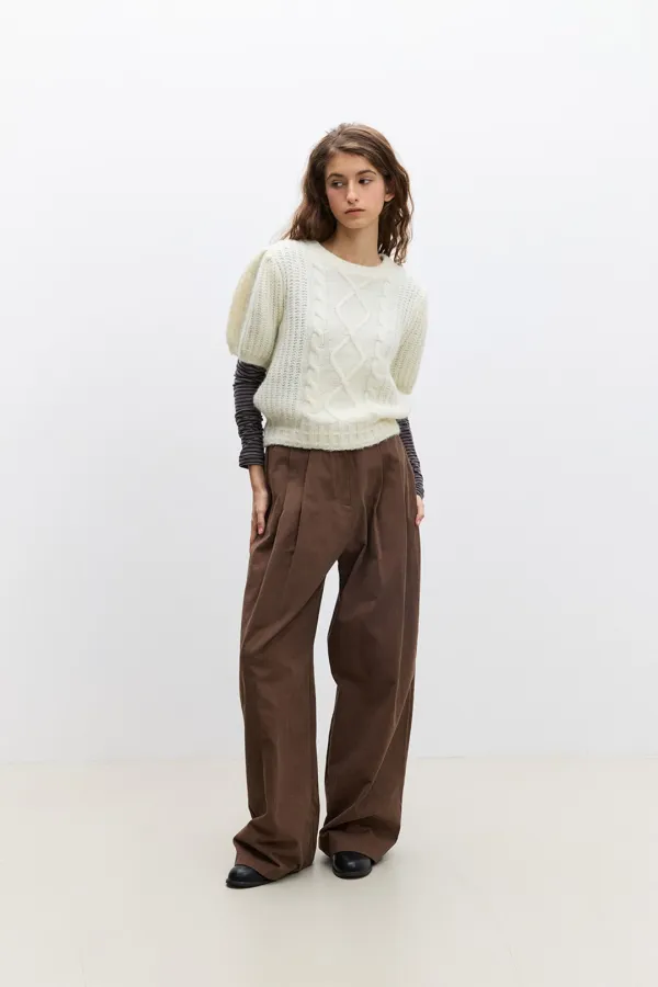 Sofy Knit Top / Cream