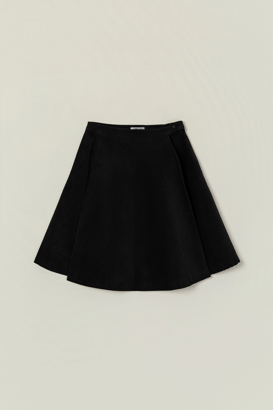 세이지먼트 REMI CORDUROY FLARE HALF SKIRT_BLACK 상품 이미지 3