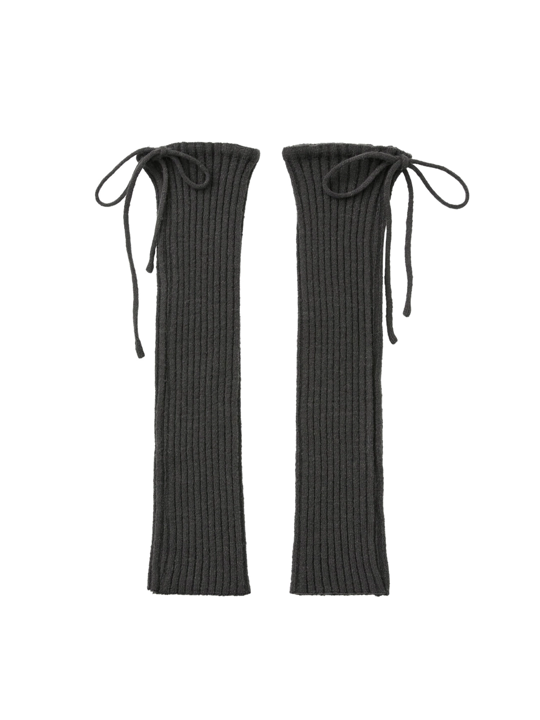 포에브 Drawstring Leg Warmer - Charcoal 상품 이미지 1