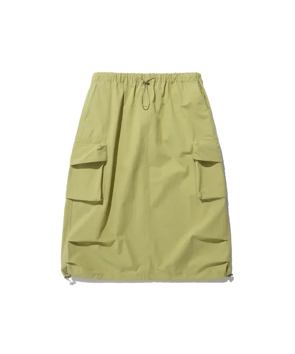 parachute midi skirt[yellow]