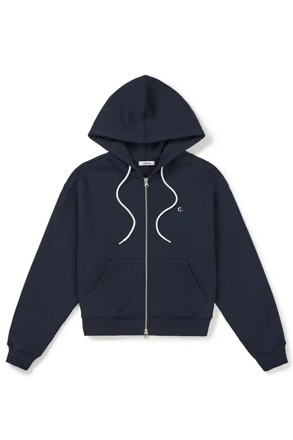New Active Short Hoody Zip-up (Dark Navy)