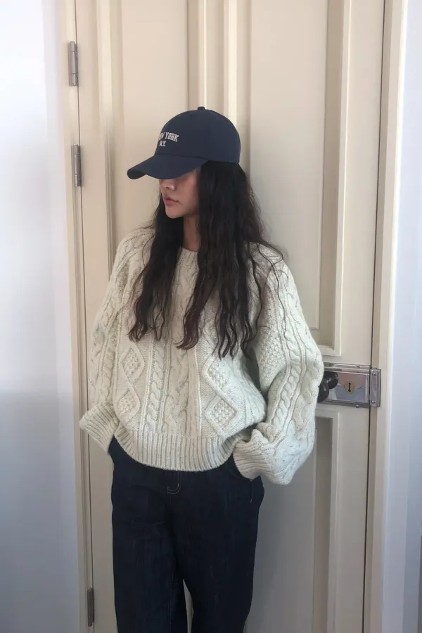 (시즌오프) My Nana Sweater / Ivory