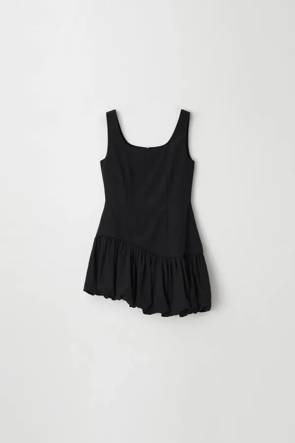 Balloon Mini Dress (black)