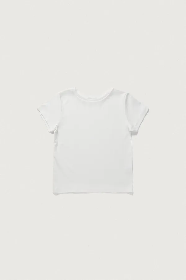 ESSENTIAL MODAL T-SHIRT [MILKY WHITE]